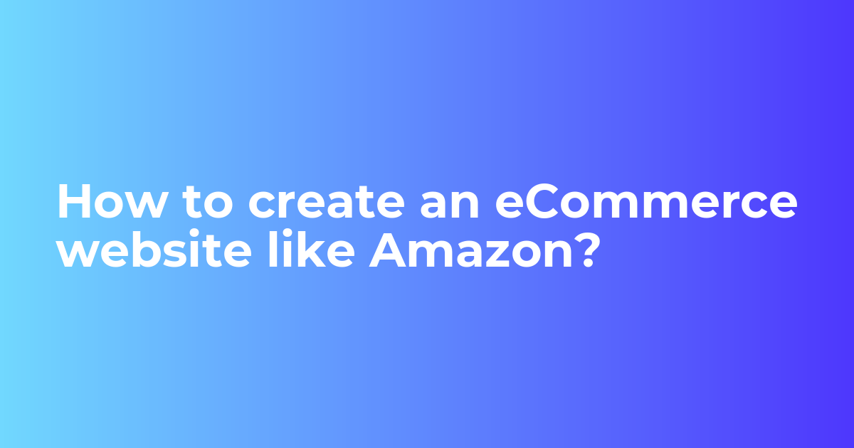 How to create a website like Amazon Laravel Bagisto