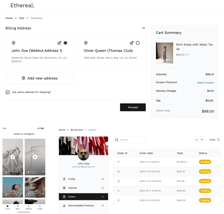 Fashion Commerce alt view Preview