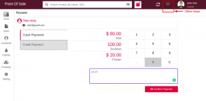 Larave eCommerce POS offline mode