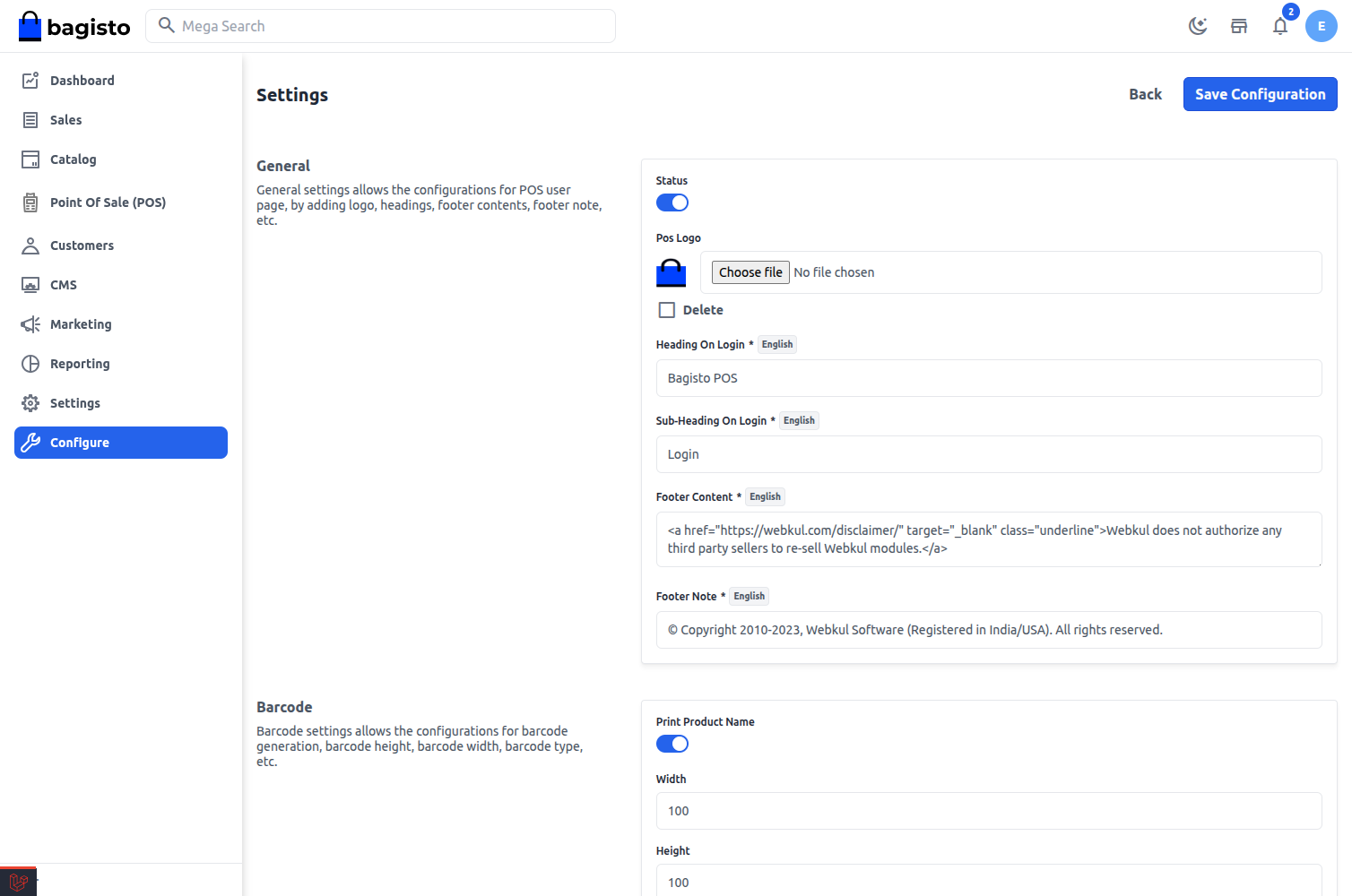 Laravel eCommerce POS (Point of Sale) Slider Image 4
