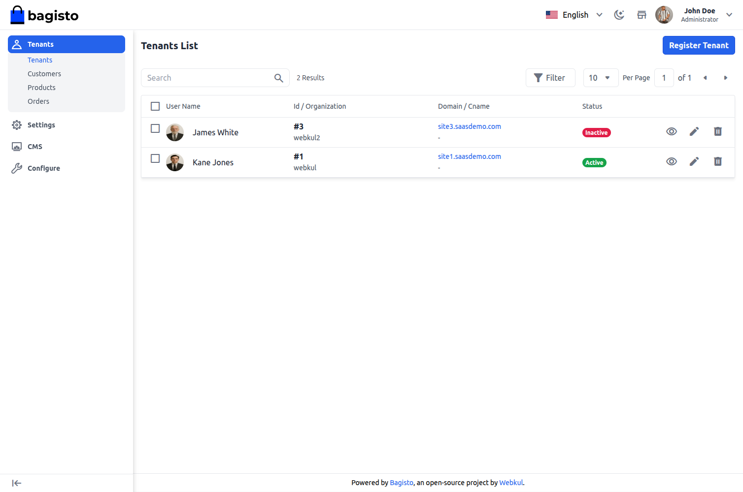 Laravel e-commerce Multi Company SAAS Module Slider Image 4