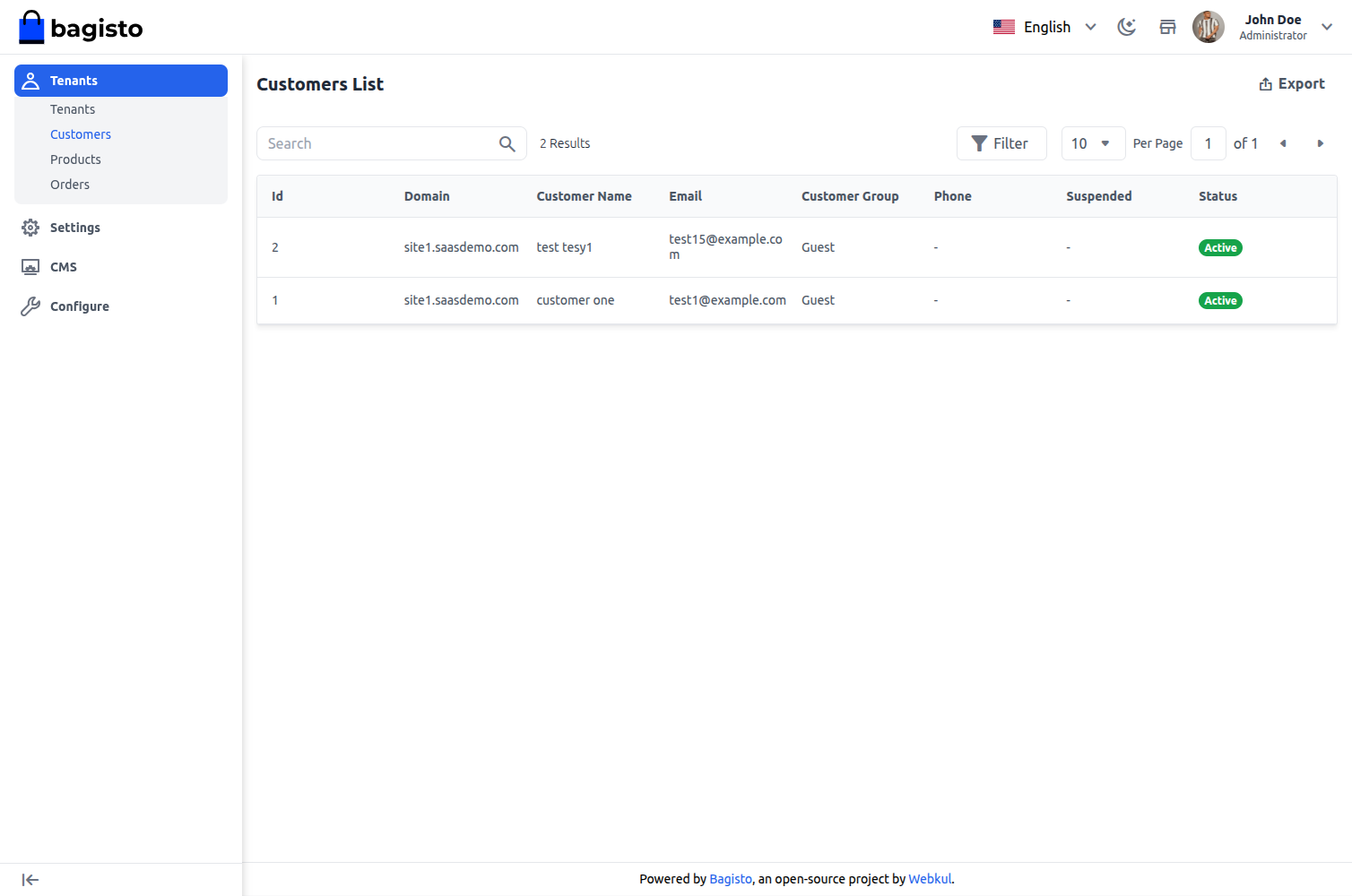 Laravel e-commerce Multi Company SAAS Module Slider Image 5