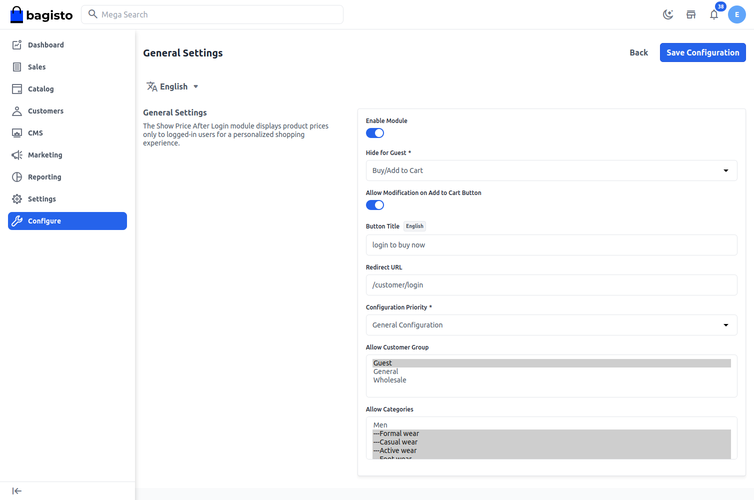 Laravel eCommerce Show Price After Login Slider Image 1