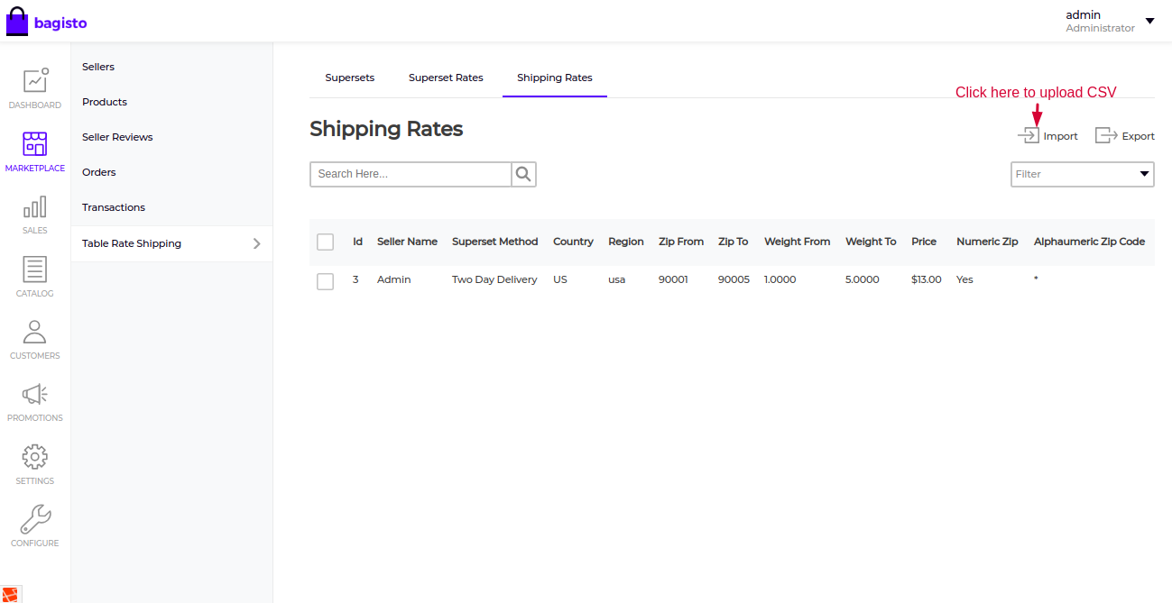 Laravel eCommerce Marketplace Table Rate Shipping Slider Image 6