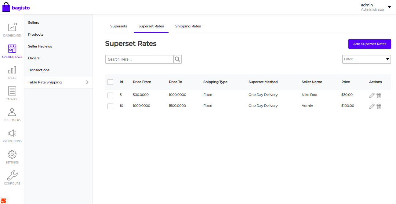 Laravel eCommerce Marketplace Table Rate Shipping Slider Image 5