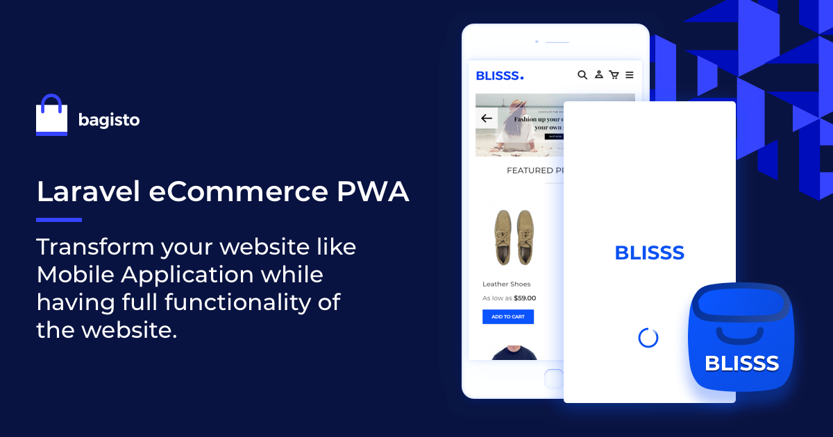 Laravel eCommerce PWA | Progressive Web App - Bagisto