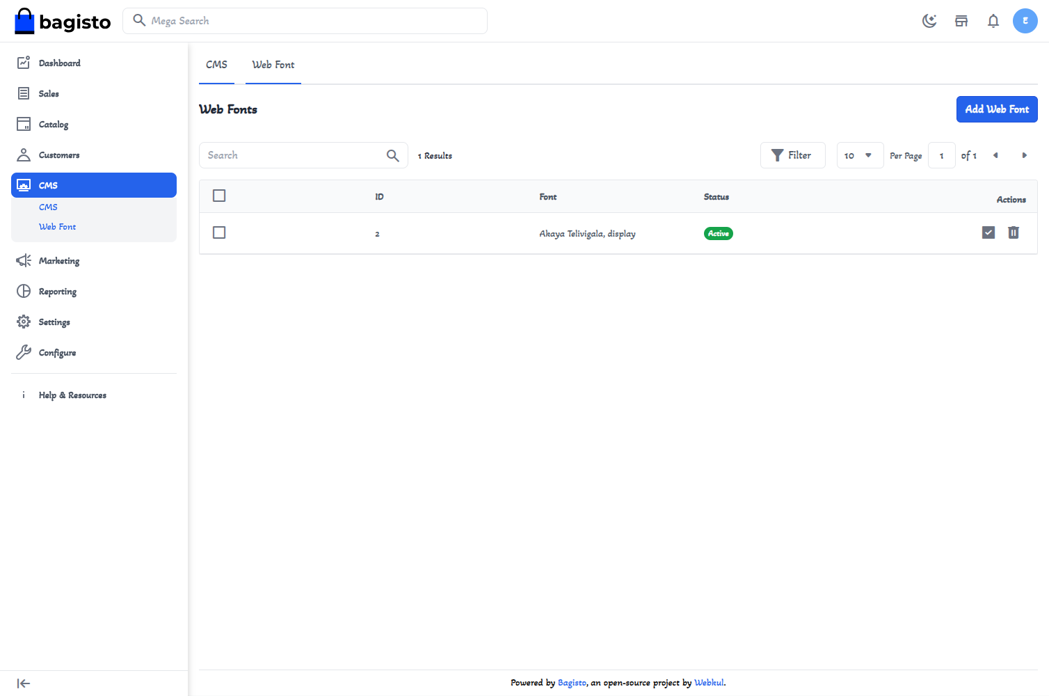 Laravel eCommerce Google Web Fonts Slider Image 2
