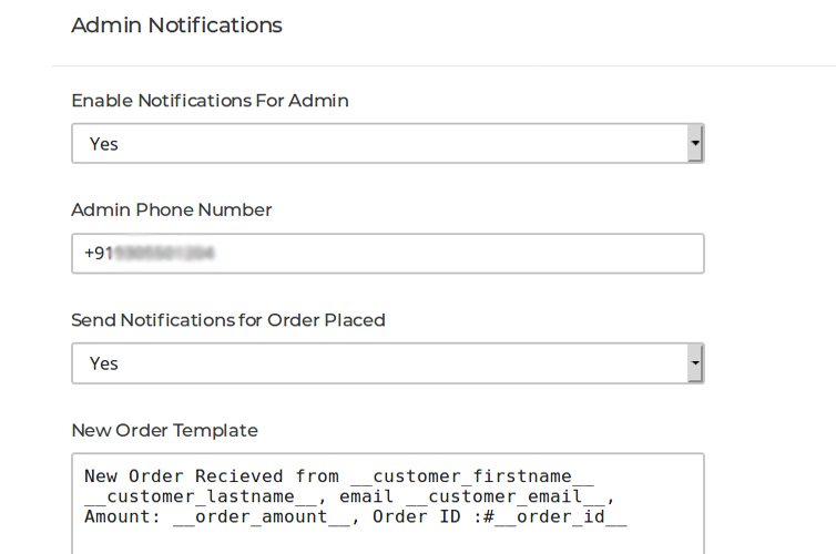 Laravel eCommerce SMS Notification Slider Image 1
