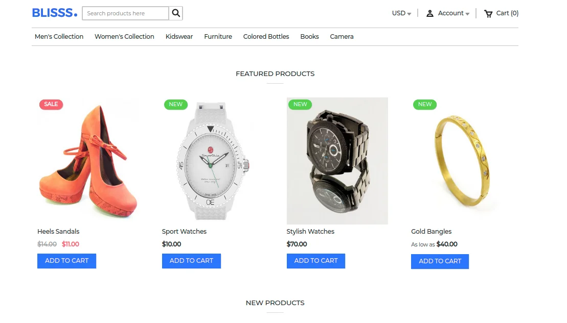 laravel ecommerce store