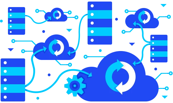 illustration cloud architecture