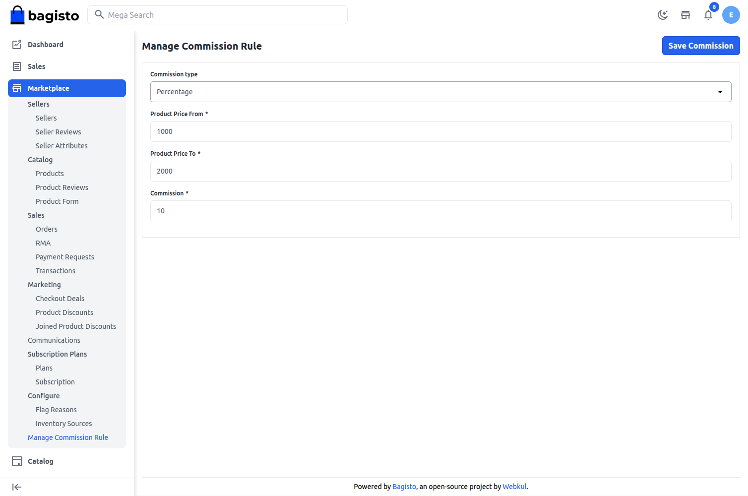 Laravel Marketplace Advanced Commission Slider Image 6