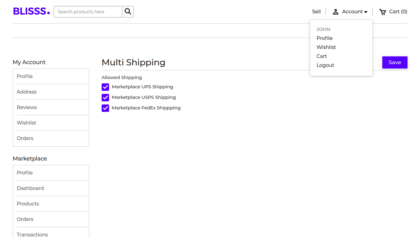 webkul-laravel-multi-shipping-marketplace-seller-end-configuration