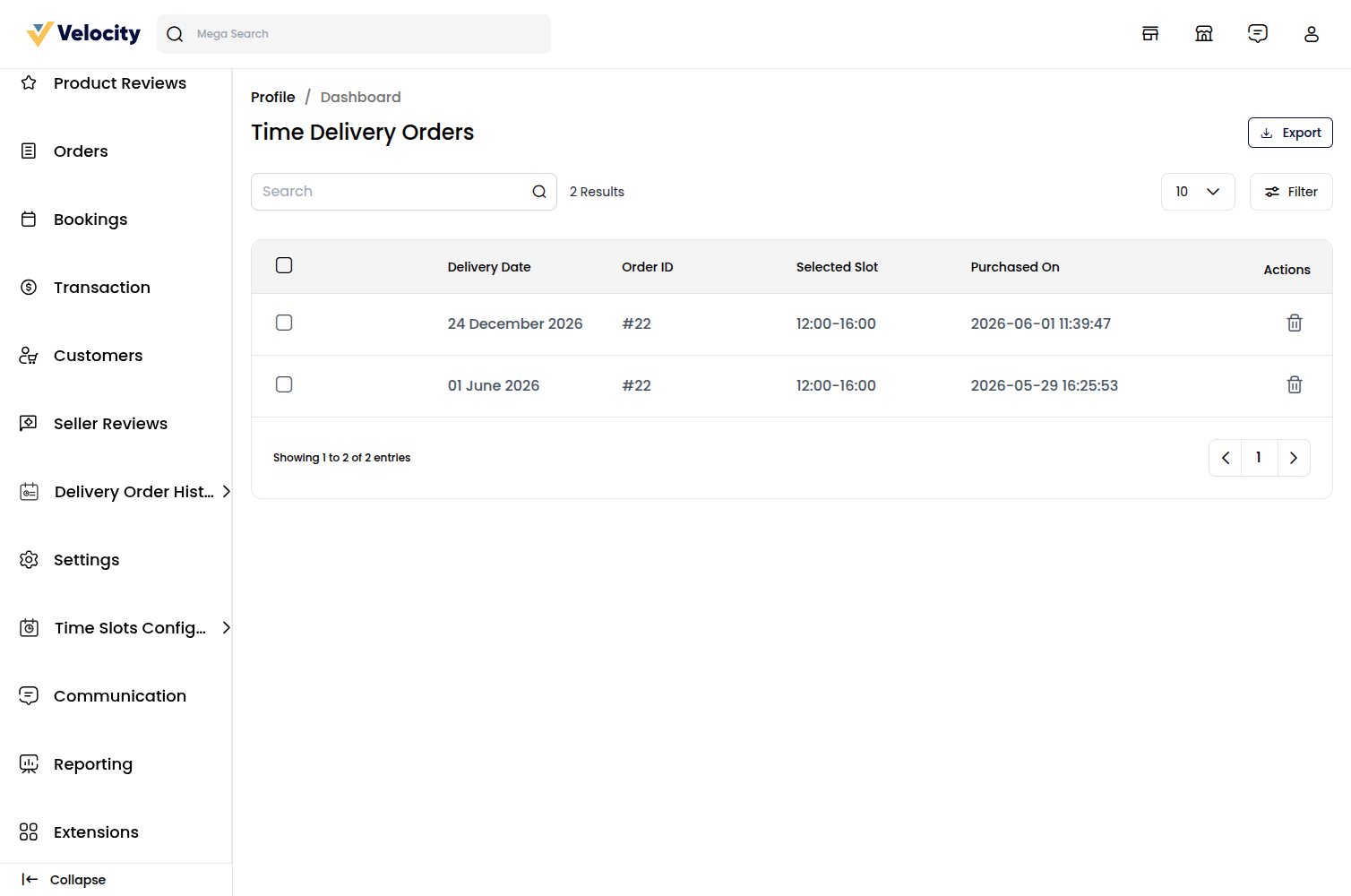 Laravel Marketplace Delivery Time Slot Slider Image 3