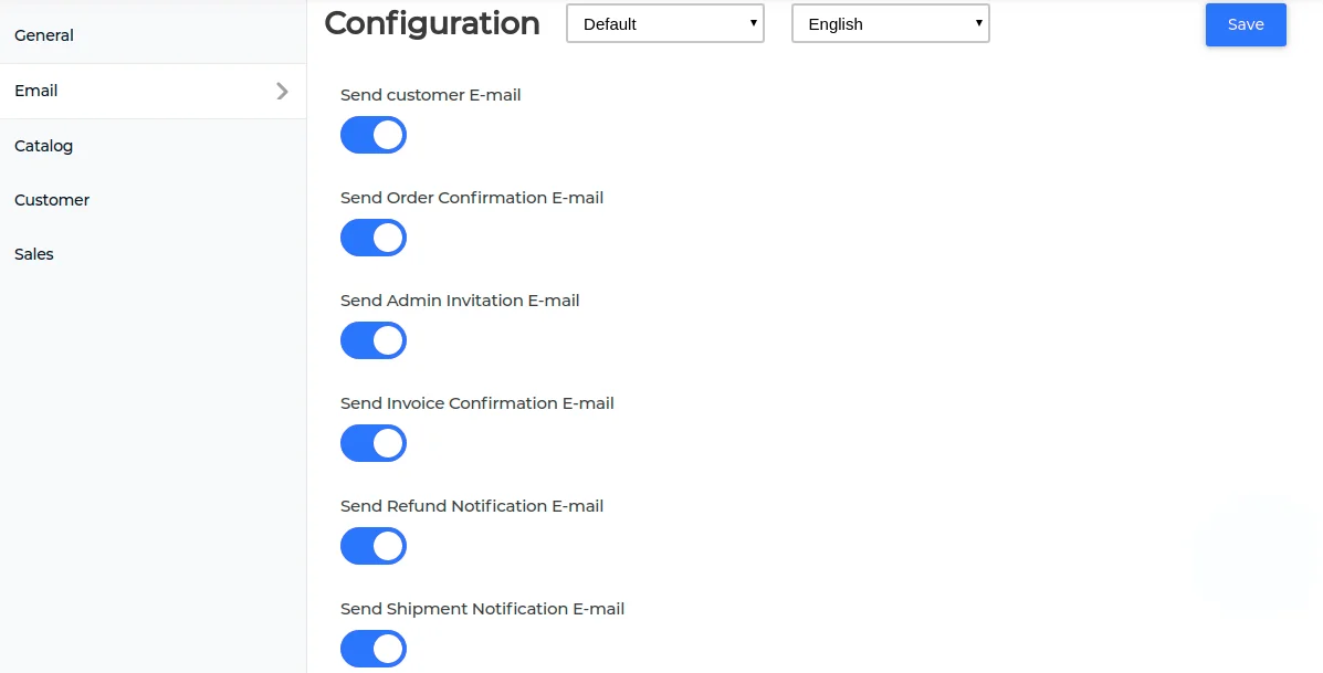 email notification