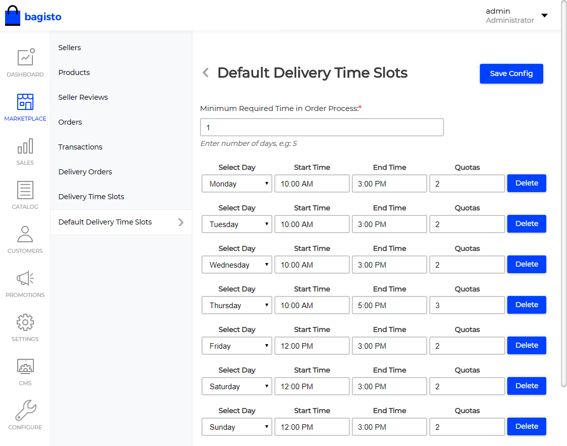 Laravel Marketplace Delivery Time Slot Slider Image 3