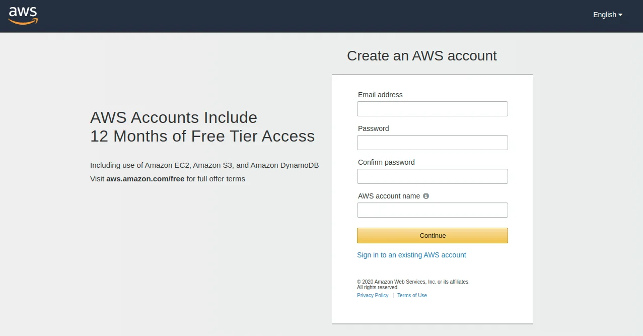 aws account