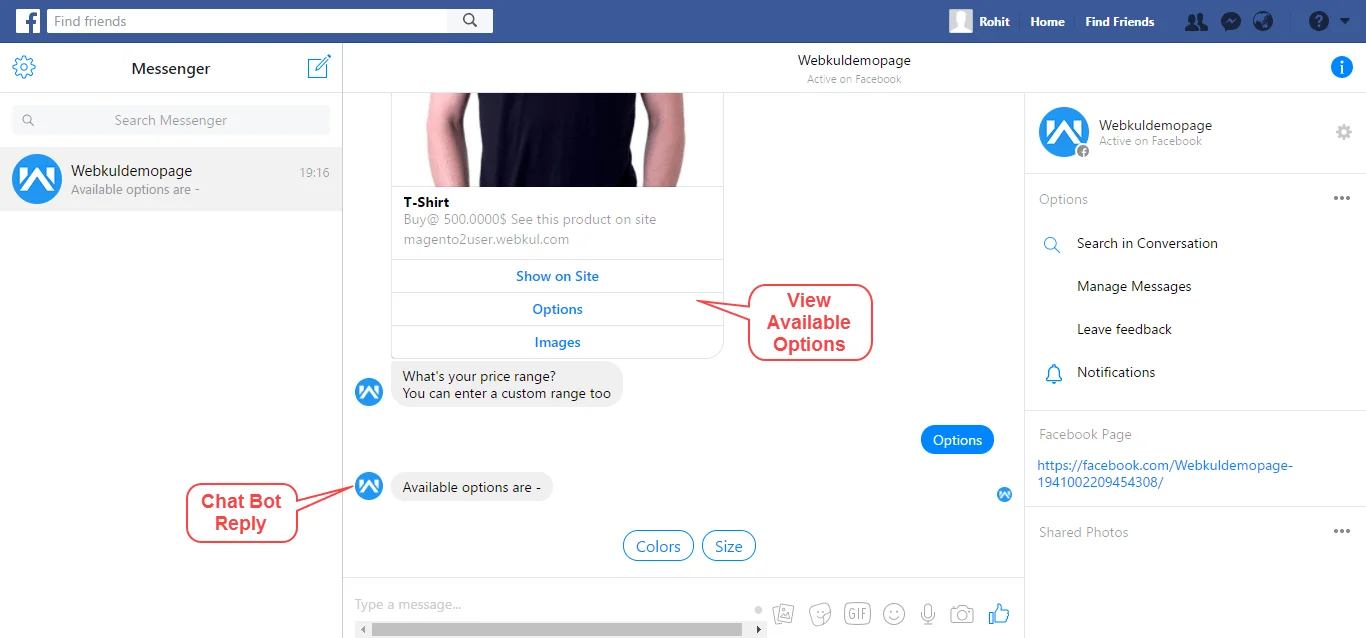 chat with customer
