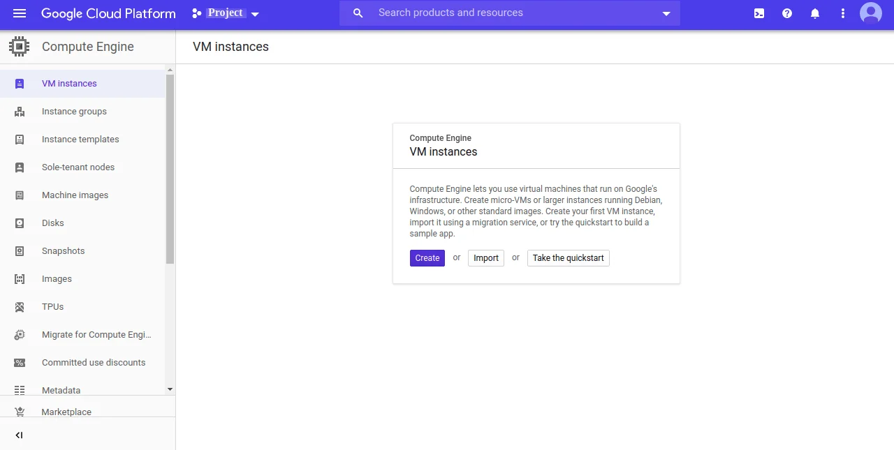 vm instance