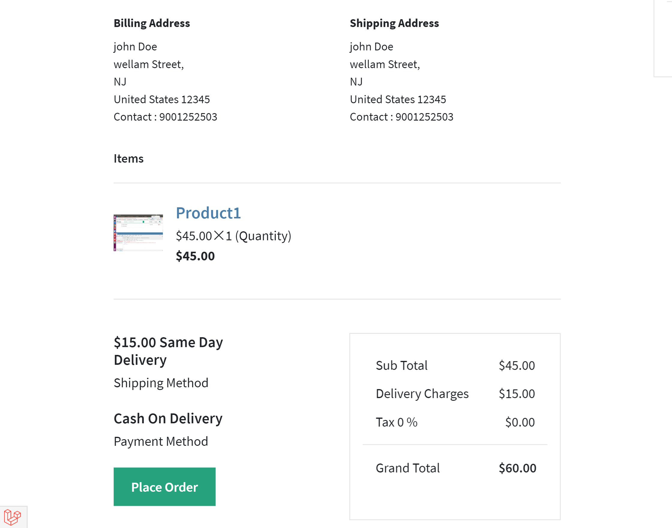 Laravel eCommerce Table Rate Shipping Slider Image 2