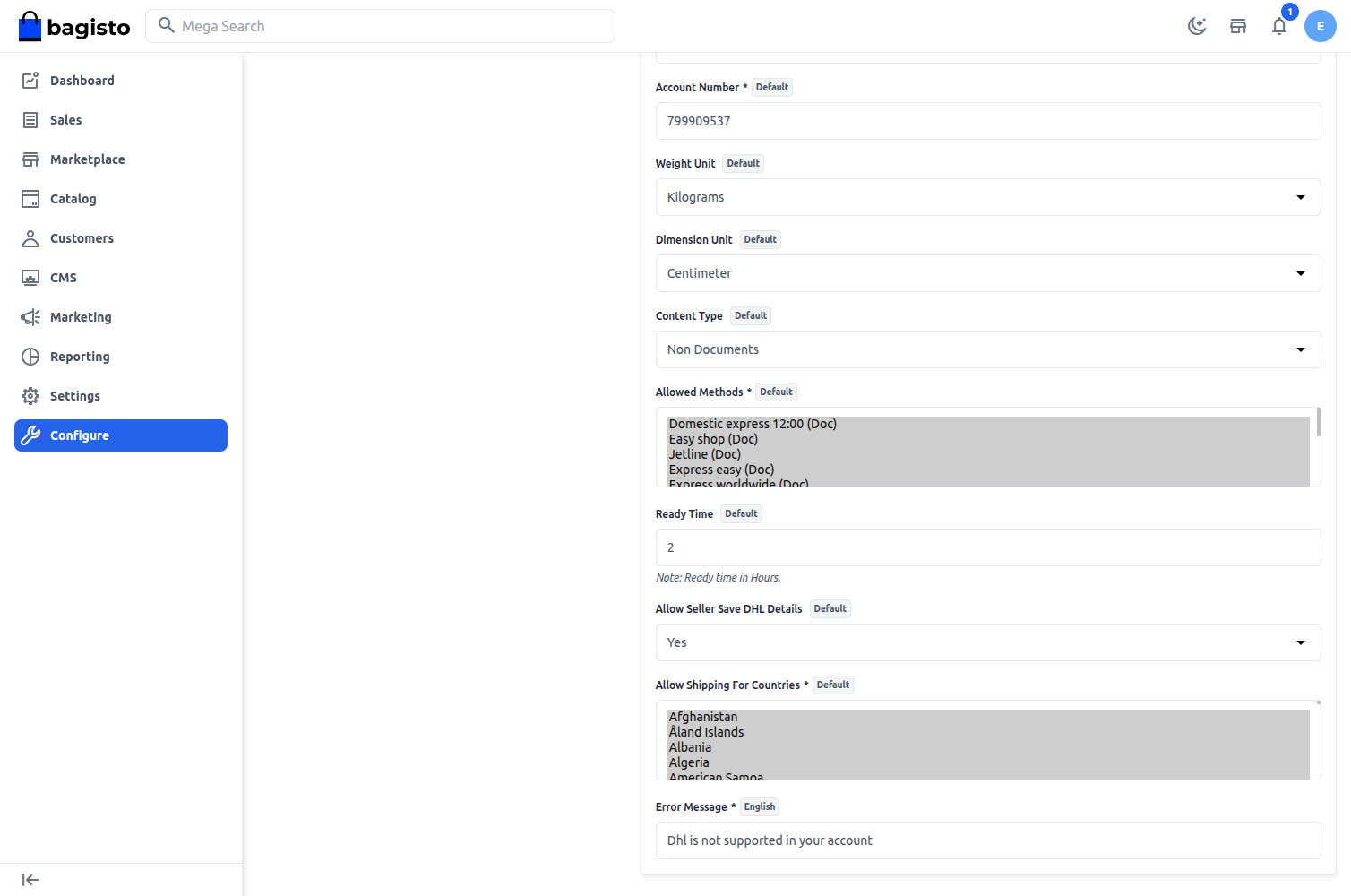 Laravel Marketplace DHL Shipping Slider Image 2