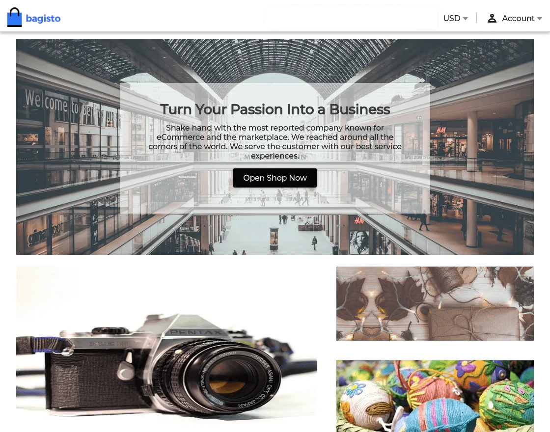 webkul-bagisto-laravel-ecommerce-multi-company-saas-landing-page