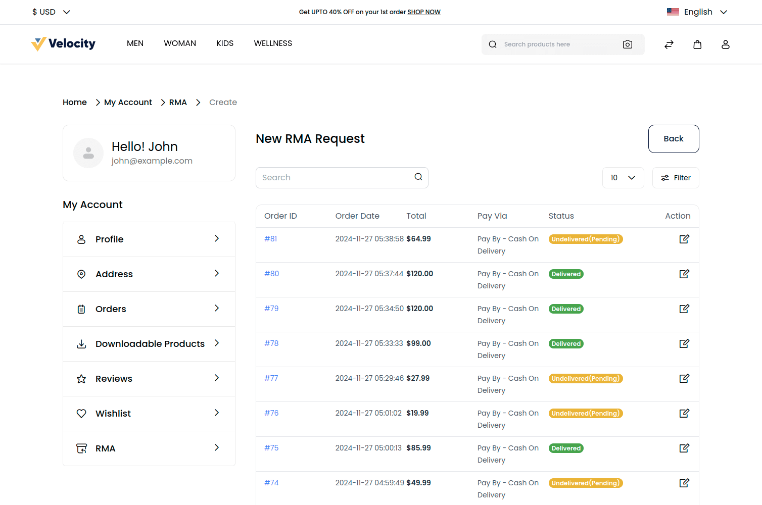 Laravel eCommerce Multi Tenant SaaS RMA Slider Image 2