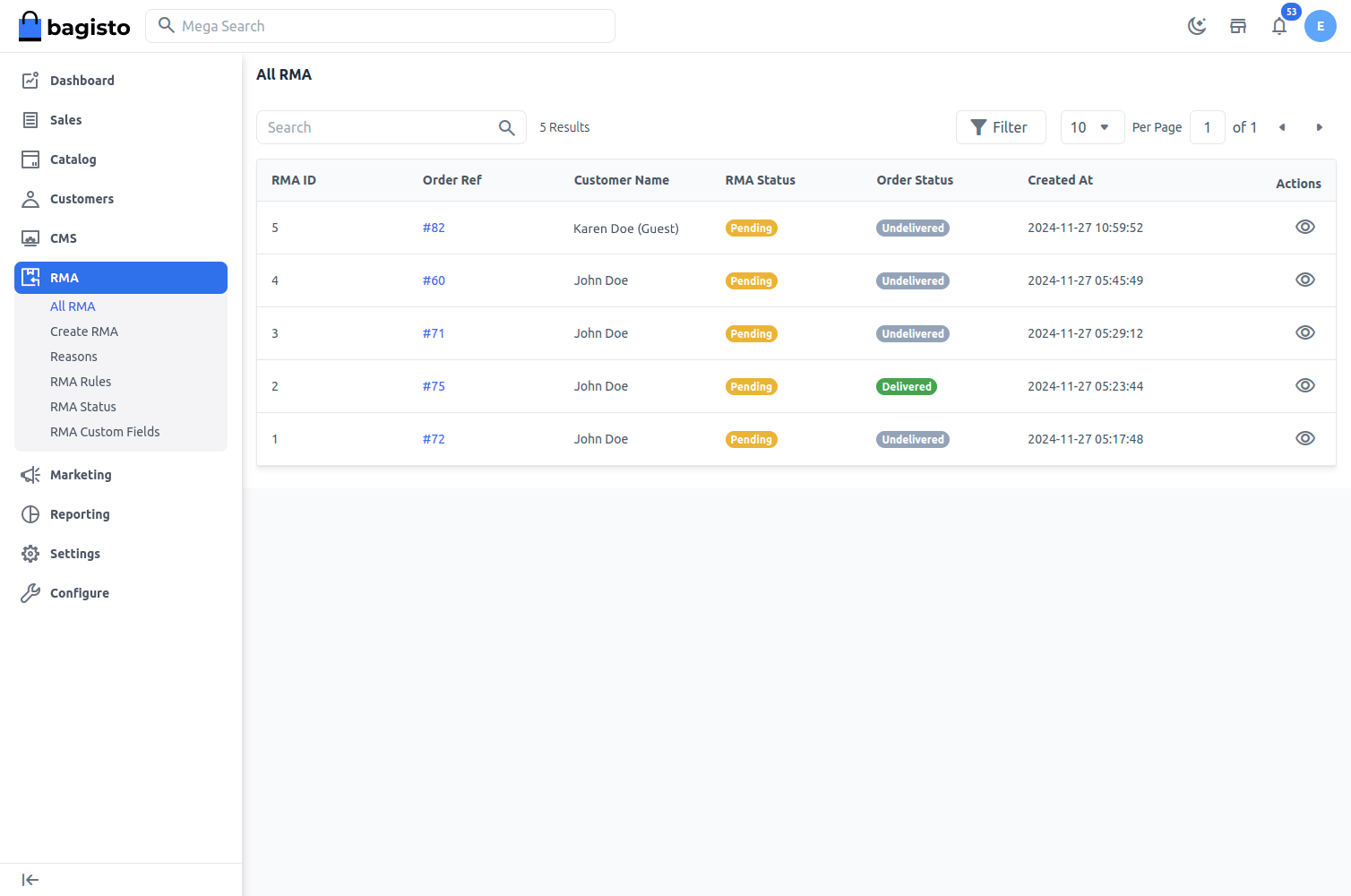 Laravel eCommerce Multi Tenant SaaS RMA Slider Image 6