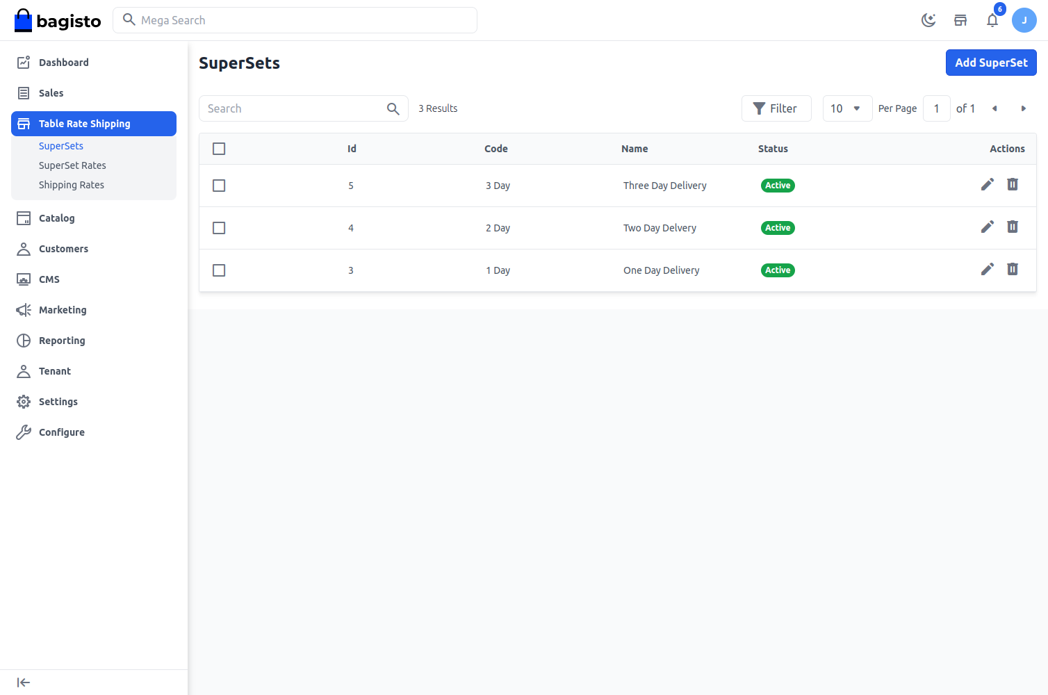 Laravel eCommerce SaaS Table Rate Shipping Slider Image 2