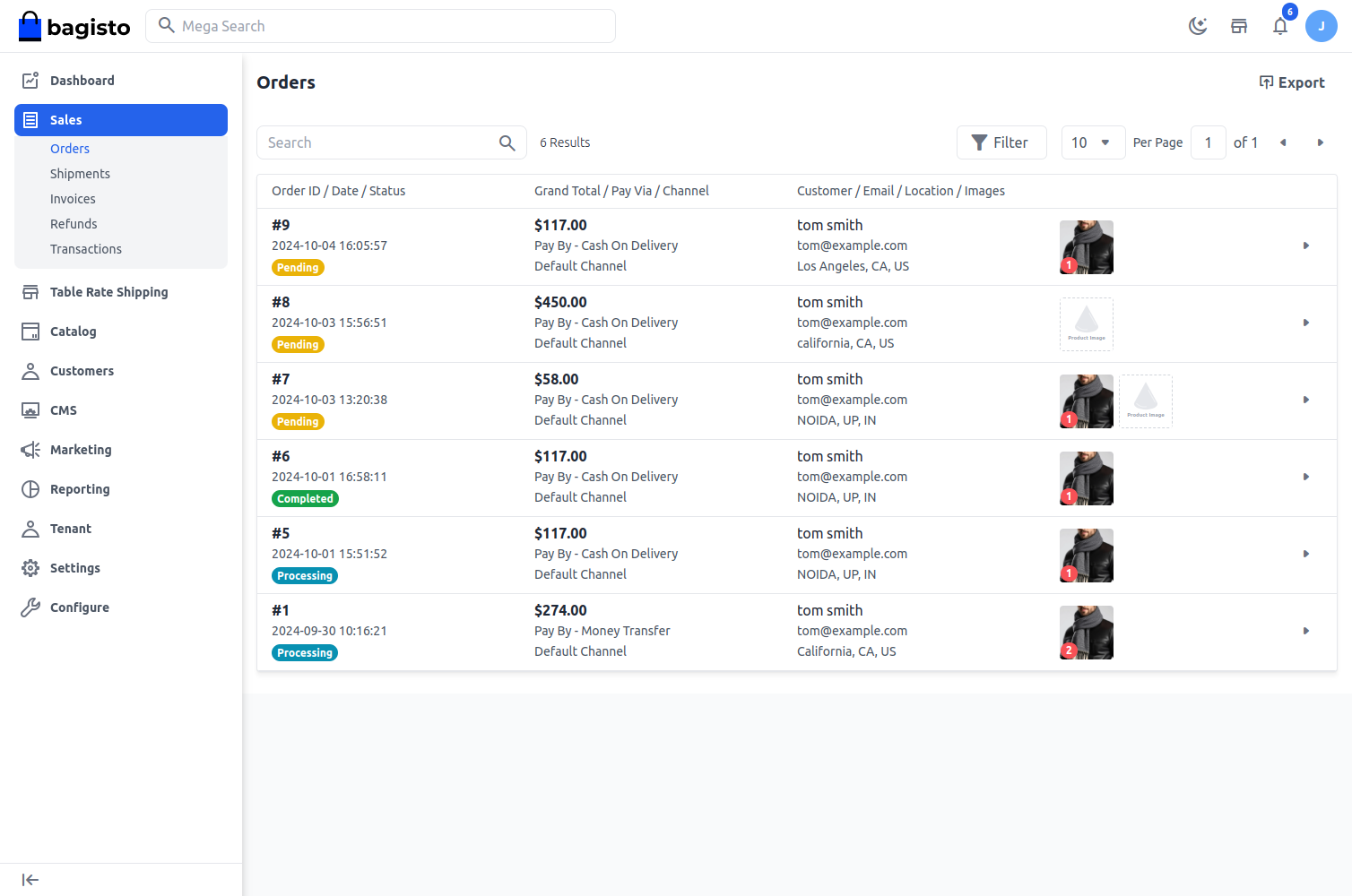 Laravel eCommerce SaaS Table Rate Shipping Slider Image 9