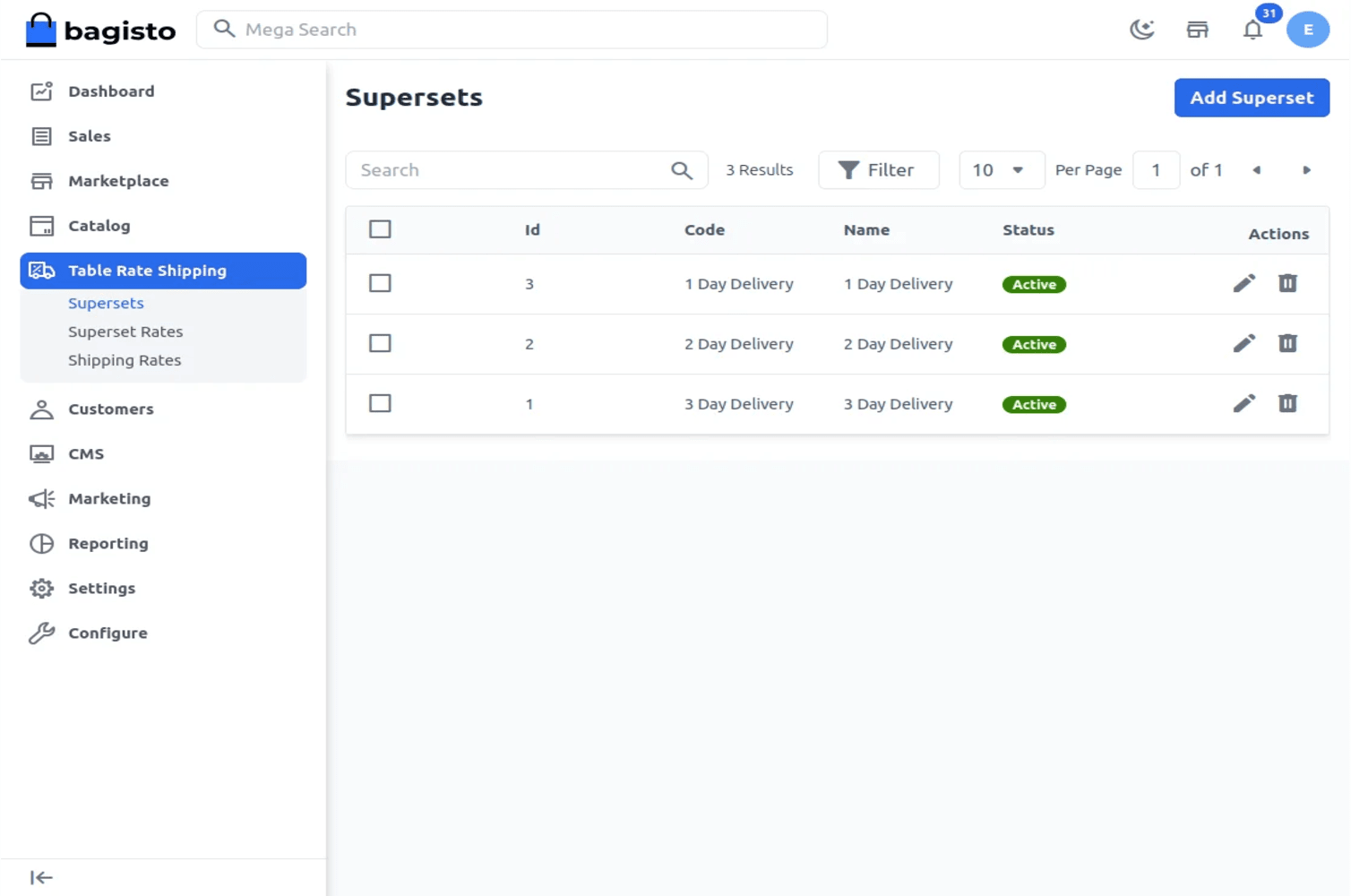 Laravel eCommerce Multi Tenant Marketplace Table Rate Shipping Slider Image 1