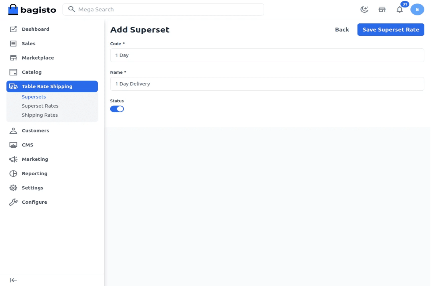 Laravel eCommerce Multi Tenant Marketplace Table Rate Shipping Slider Image 2