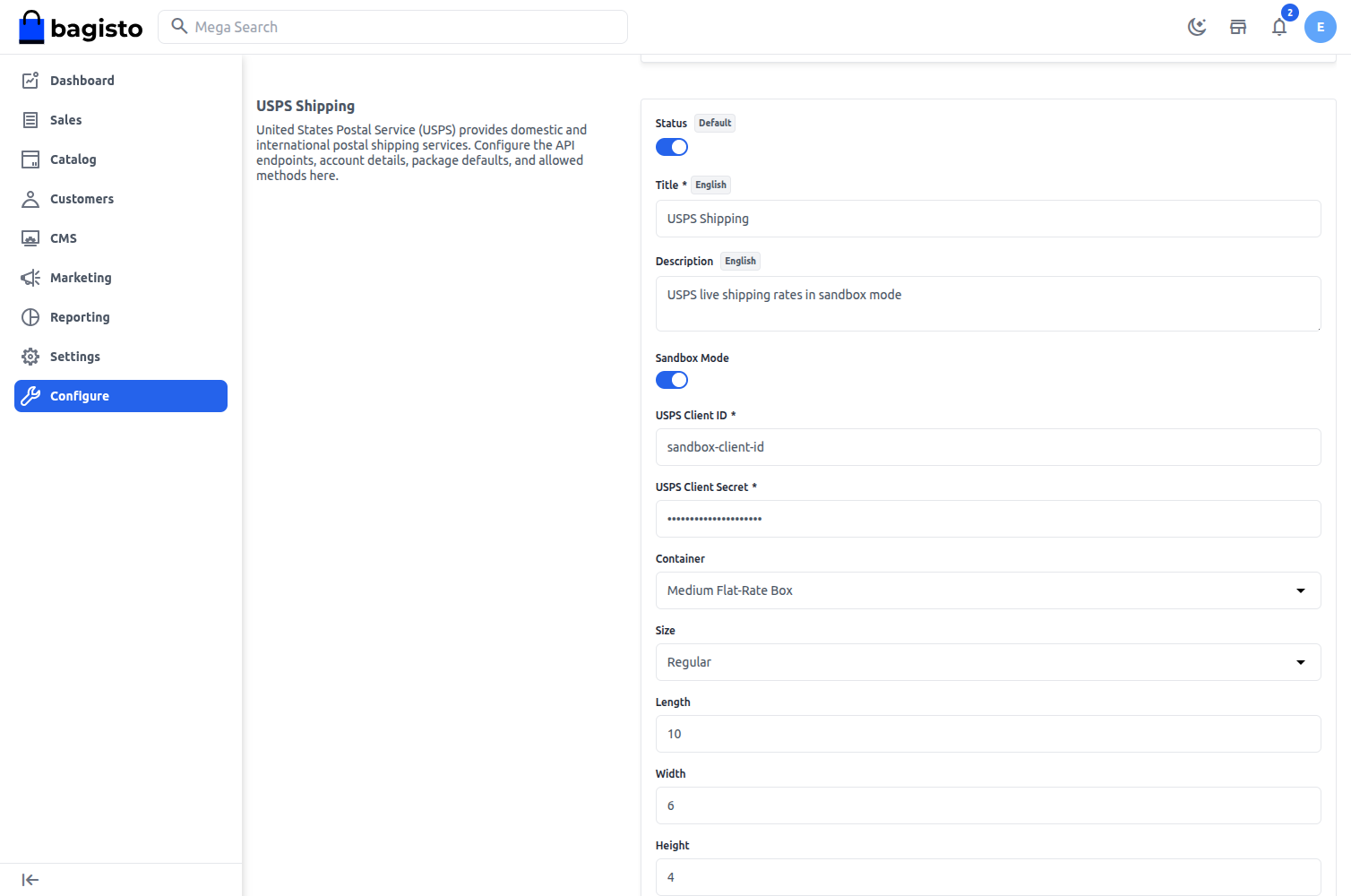 Laravel eCommerce USPS Shipping Slider Image 1