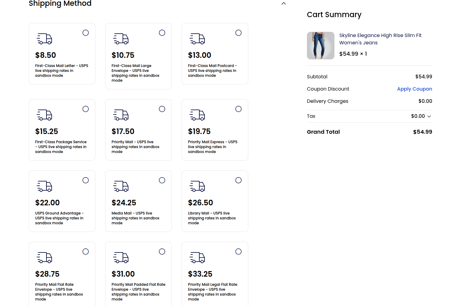Laravel eCommerce USPS Shipping Slider Image 3