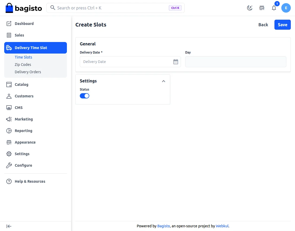 Laravel eCommerce Delivery Time Slot Slider Image 5