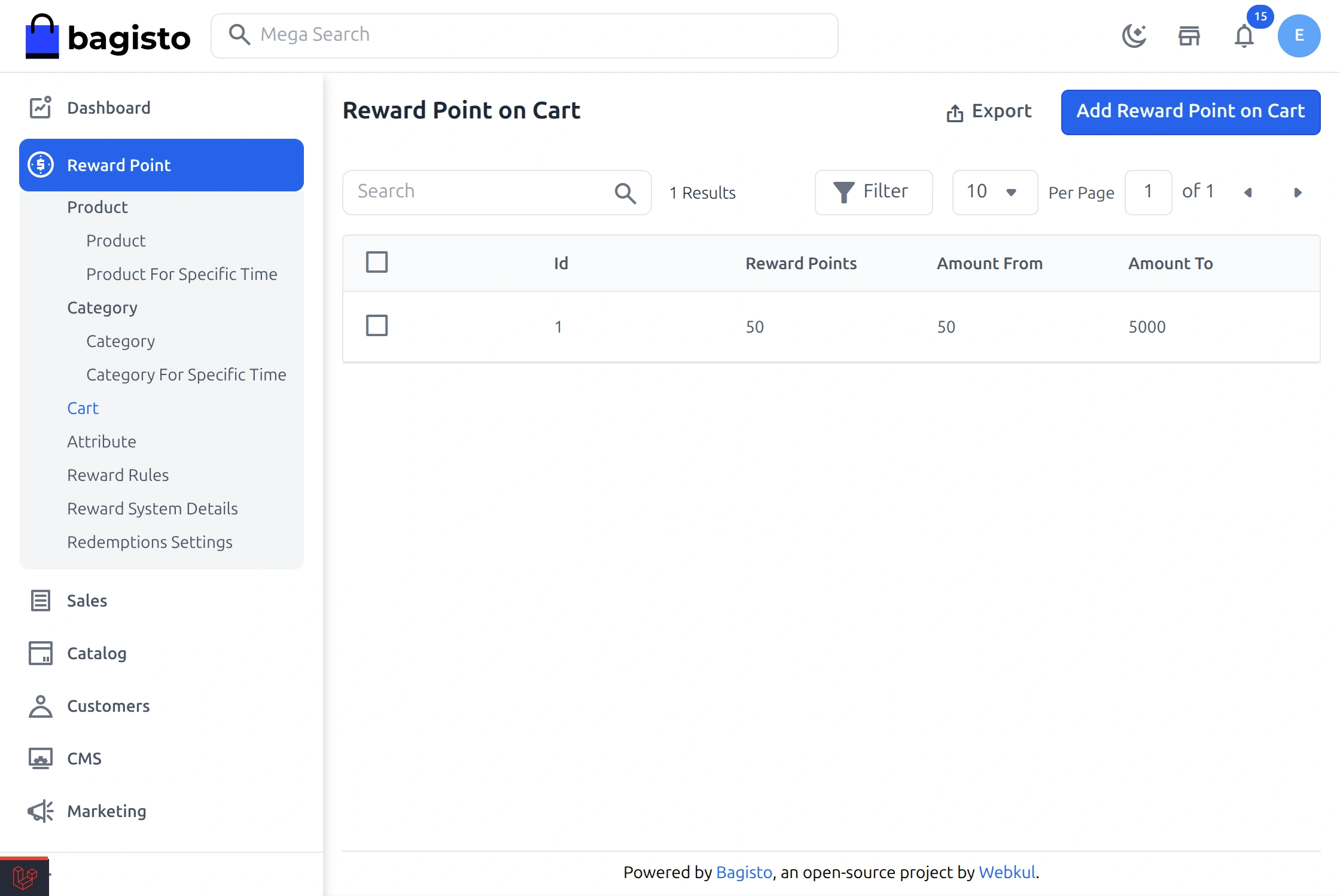 Laravel eCommerce Reward Points Slider Image 10