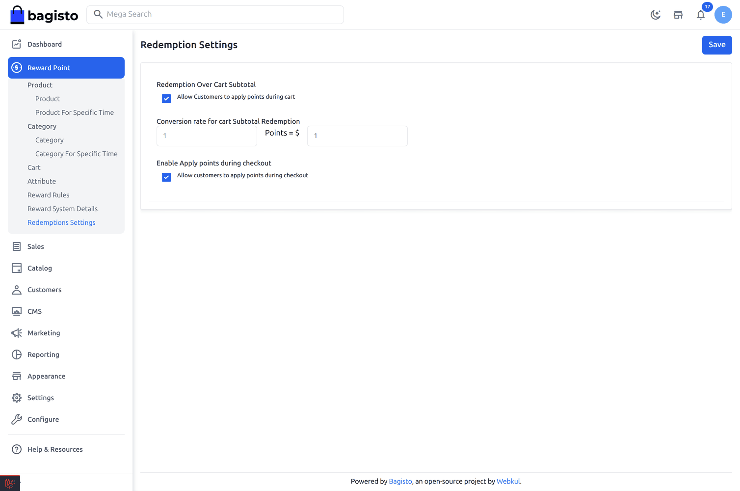 Laravel eCommerce Reward Points Slider Image 15