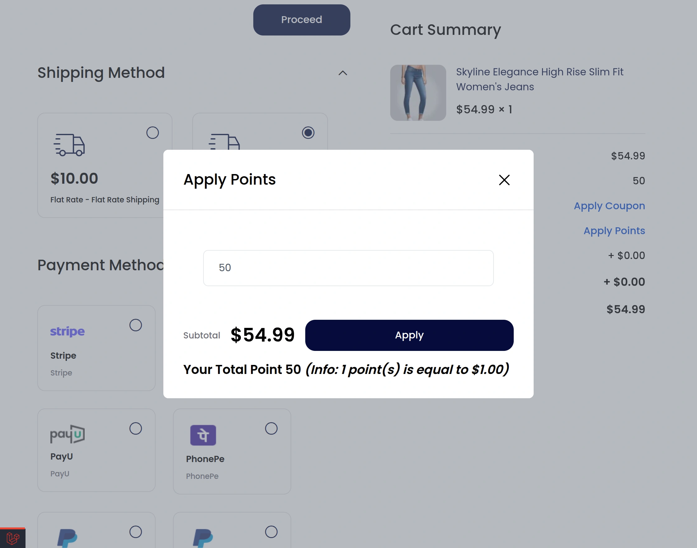 Laravel eCommerce Reward Points Slider Image 4