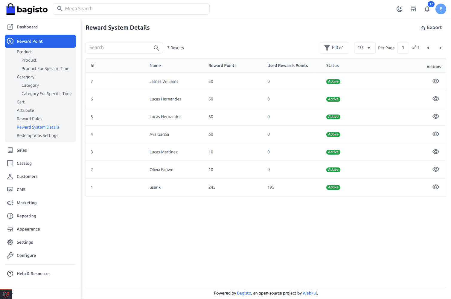 Laravel eCommerce Reward Points Slider Image 14
