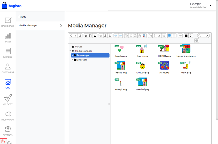 Laravel eCommerce Media Manager Slider Image 3