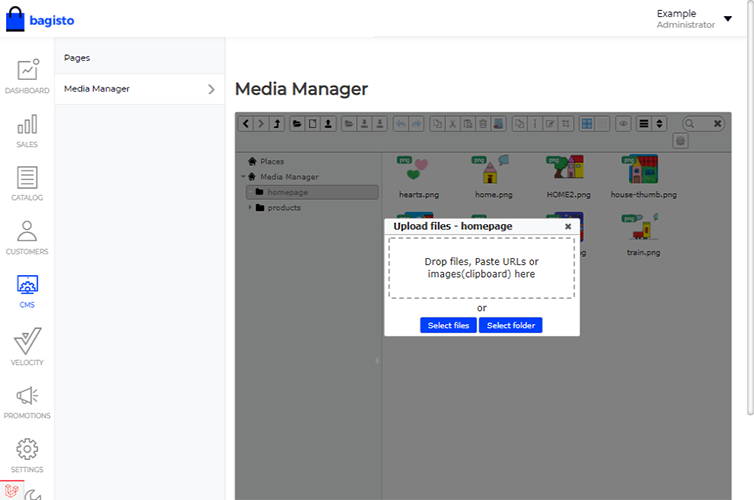 Laravel eCommerce Media Manager Slider Image 5