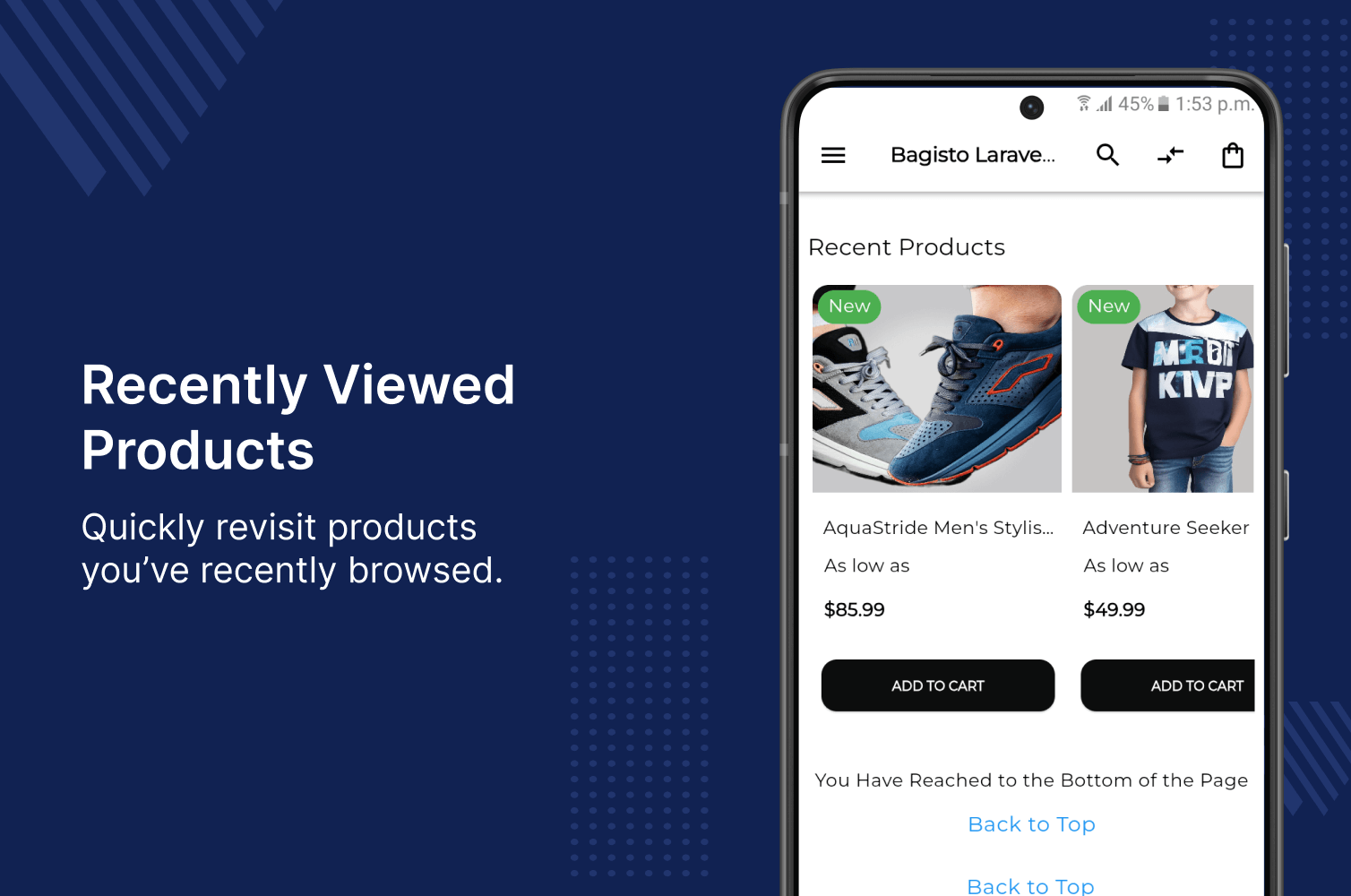 Laravel eCommerce Mobile App Slider Image 7