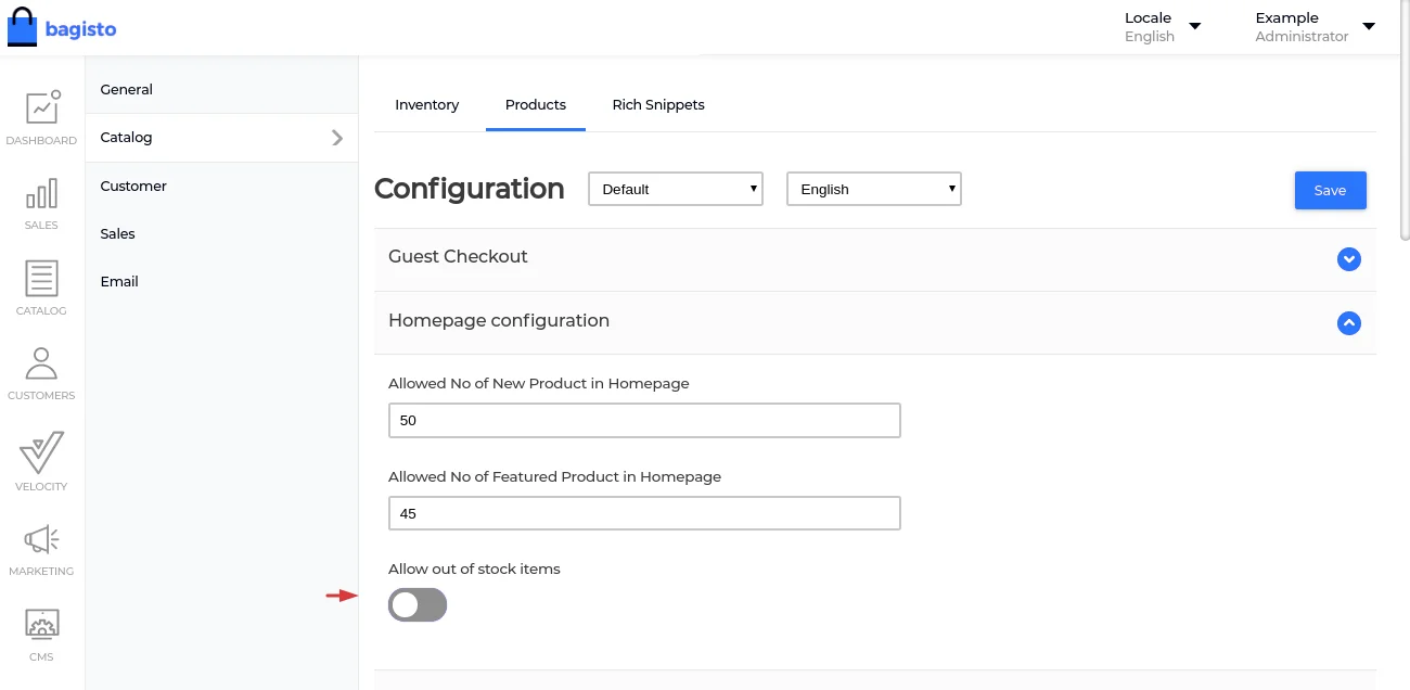 bagisto laravel ecommerce version