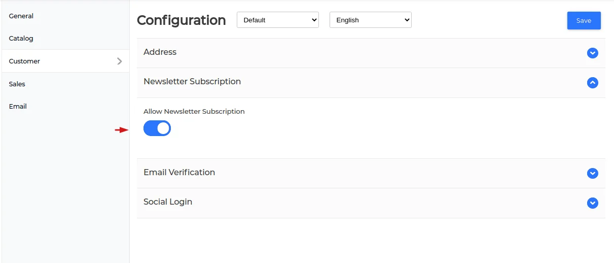 configuration