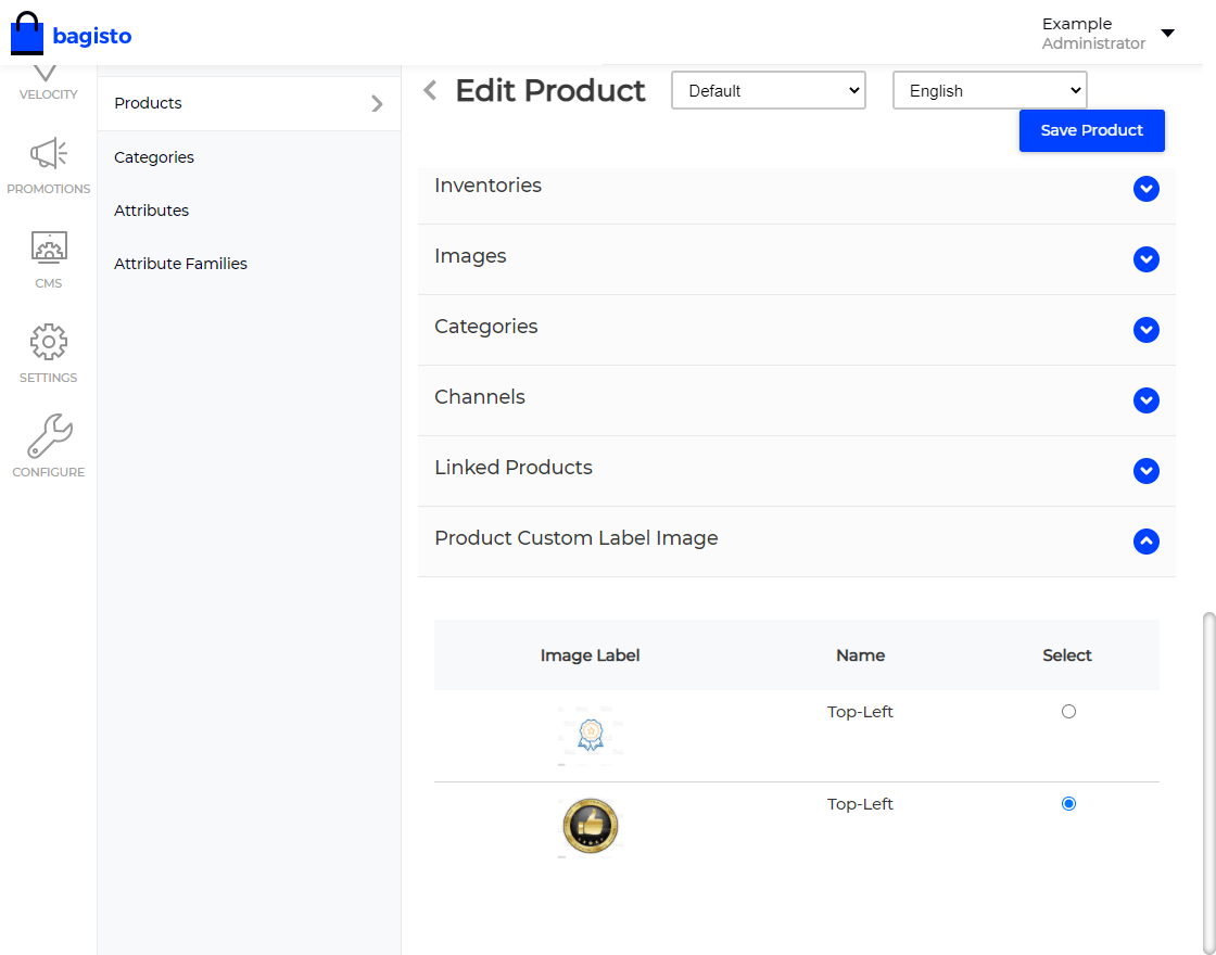 Laravel eCommerce Product Label System Slider Image 4