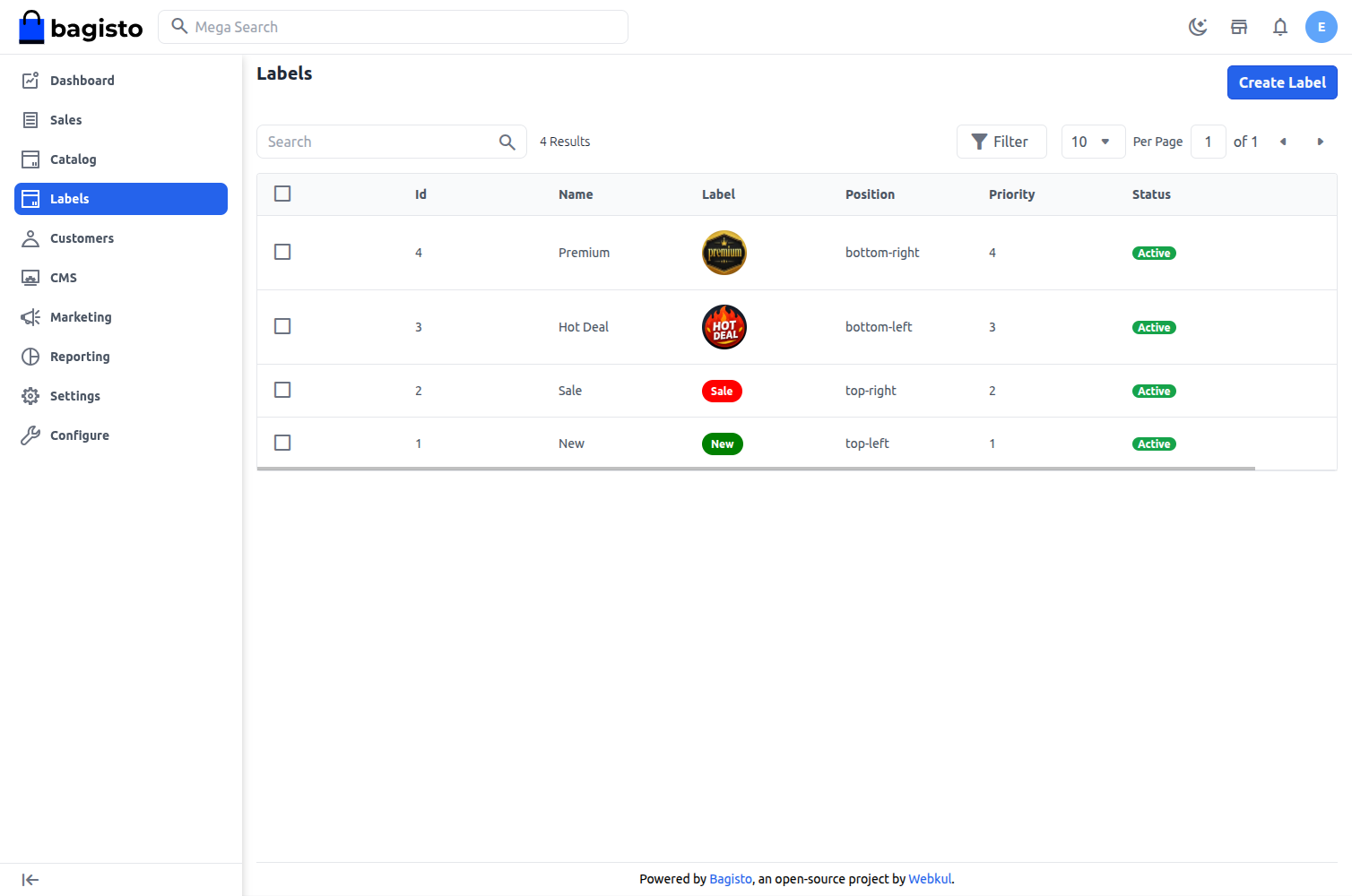 Laravel eCommerce Product Label System Slider Image 2