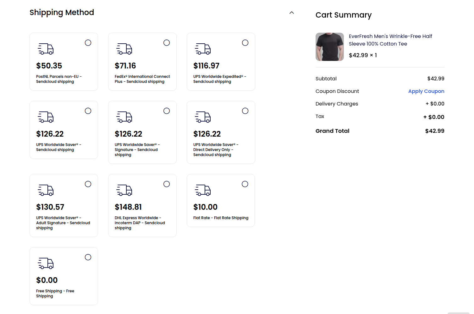 Laravel eCommerce Sendcloud Shipping Slider Image 2