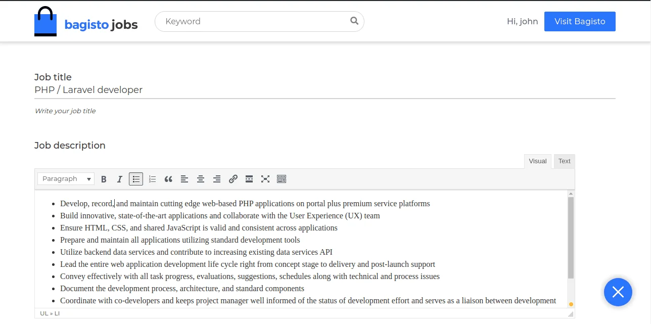 7-laravel-ecommerce-bagisto-job-board-adding-job