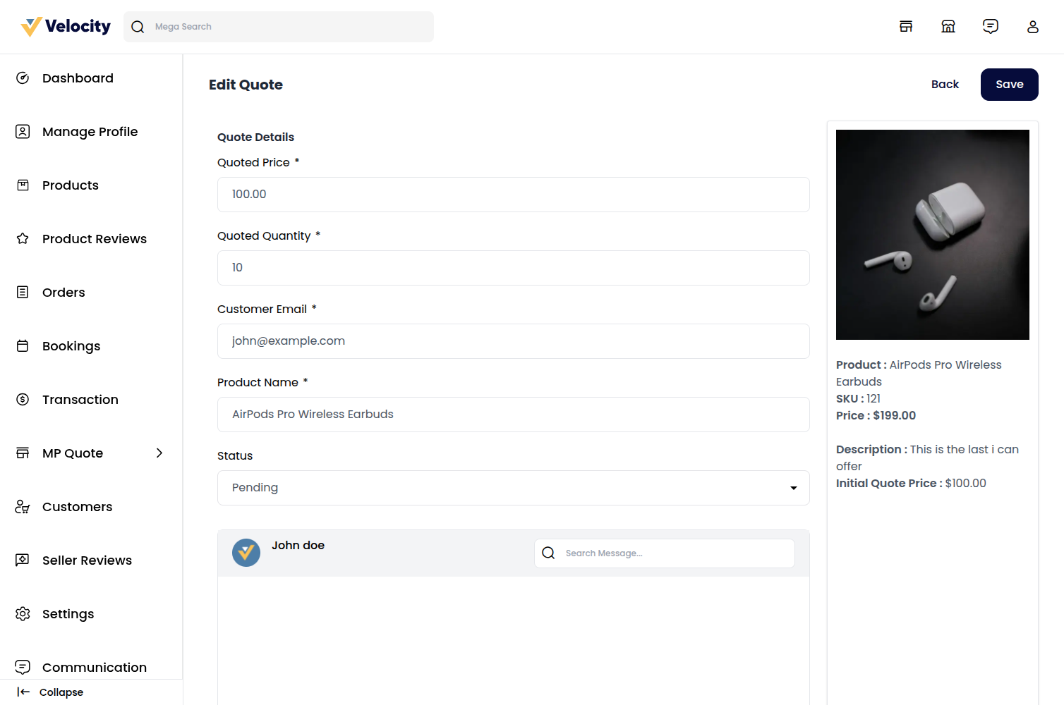 Laravel Marketplace Product Quote System Slider Image 4