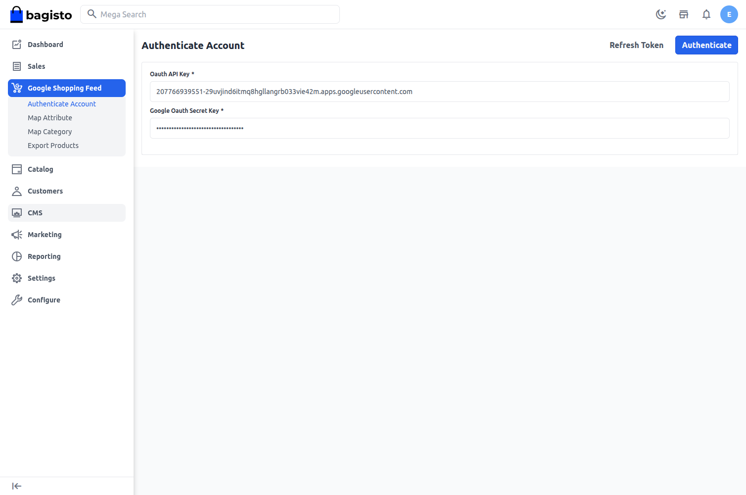 Laravel eCommerce Google Shopping Feed Slider Image 2