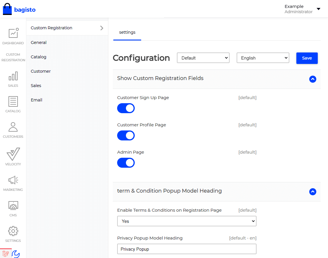 Laravel eCommerce Custom Registration Fields Slider Image 8